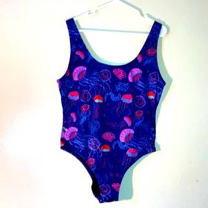 MeUndies Multicolored JellyFish One Piece Swimsuit Size 2X
